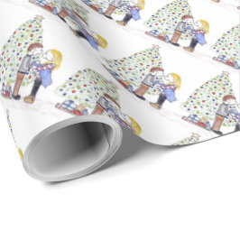 Lizzys Leute Weihnachtsgeschenkpapier für die Fami Geschenkpapier