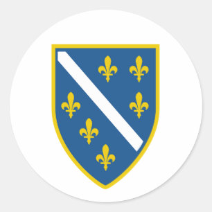 Ljiljani Runder Aufkleber