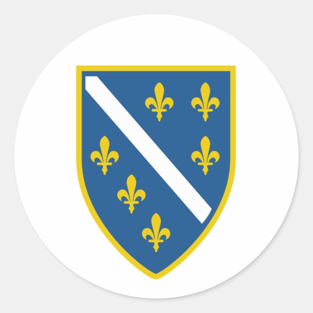 Ljiljani Runder Aufkleber (Vorderseite)