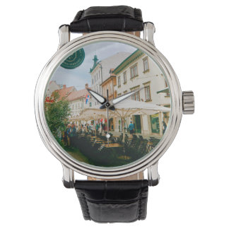 Ljubljana Cityscape Armbanduhr