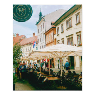 Ljubljana Cityscape Fotodruck