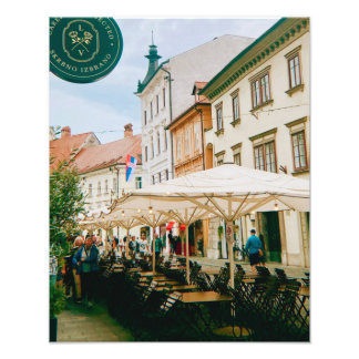 Ljubljana Cityscape Fotodruck