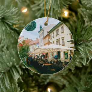 Ljubljana Cityscape Keramik Ornament