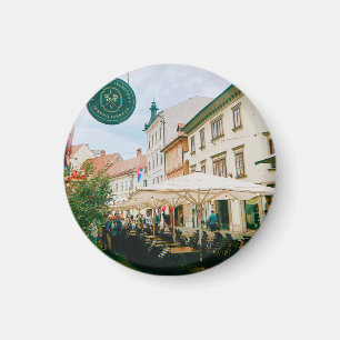 Ljubljana Cityscape Magnet