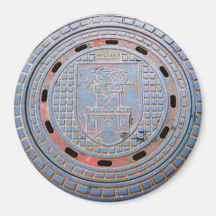 Ljubljana Kanalabdeckung Magnet