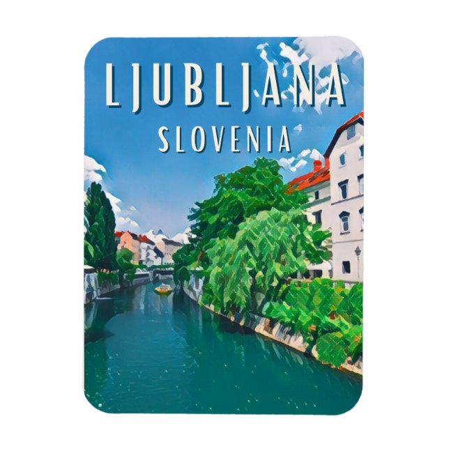 Ljubljana Magnet (Vertikal)