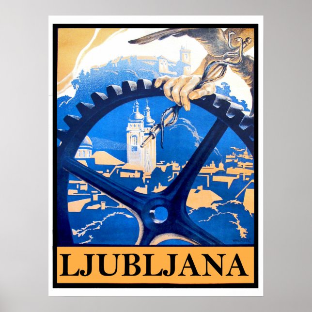 Ljubljana Poster (Vorne)