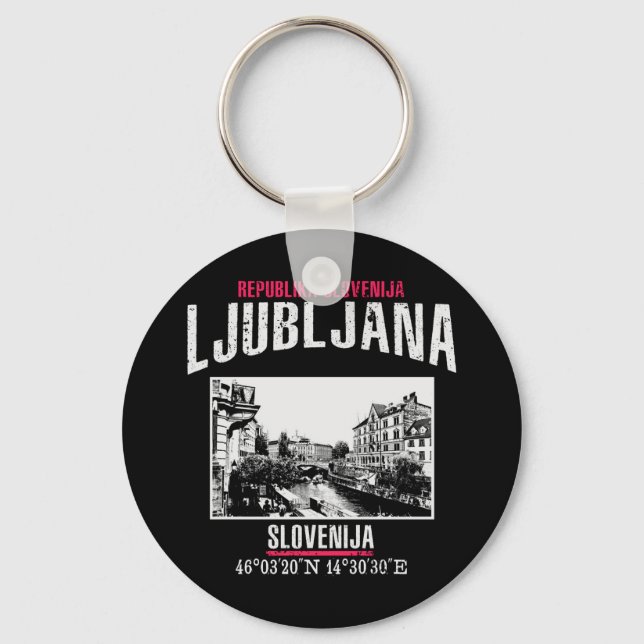 Ljubljana Schlüsselanhänger (Vorderseite)