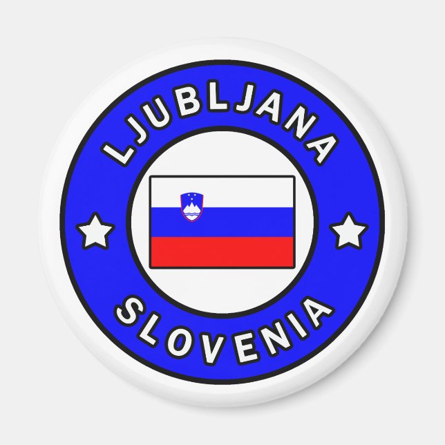 Ljubljana Slowenien Magnet (Vorne)