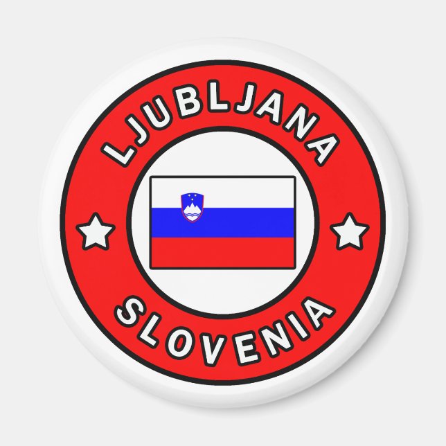 Ljubljana Slowenien Magnet (Vorne)