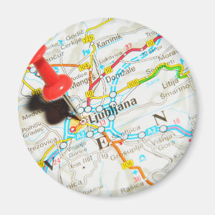 Ljubljana, Slowenien Magnet