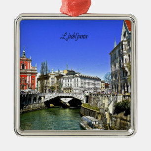 Ljubljana, Slowenien Ornament Aus Metall