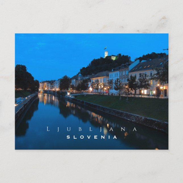 Ljubljana, Slowenien Postkarte (Vorderseite)