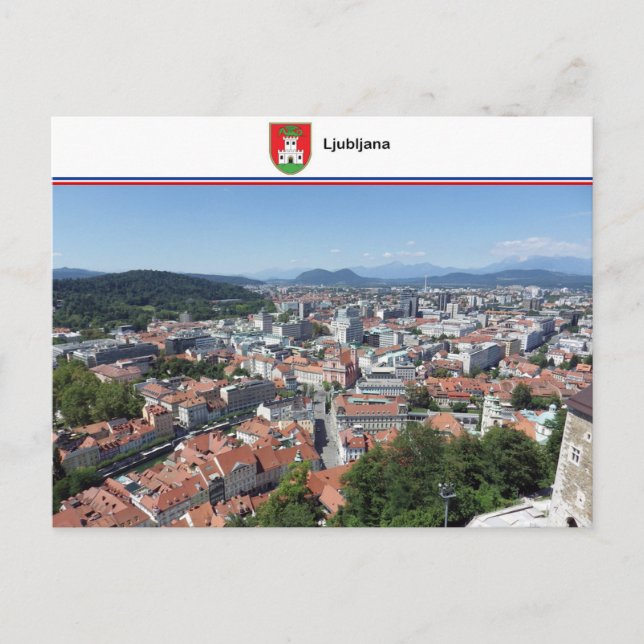 Ljubljana - Slowenien Postkarte (Vorderseite)