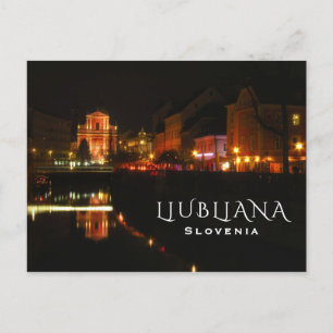 Ljubljana, Slowenien Postkarte