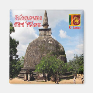 LK018 KIRI VIHARA, Polonnaruwa, Sri Lanka, Kühlsch Magnet