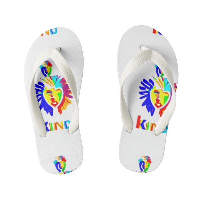 LK Kids Logo Flip Flops - Schritt Fett, Stufe Kind (Fußbett)