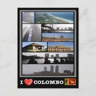 LK Sri Lanka - Colombo - Postkarte