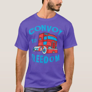 Lkw-Antriebsgrafik für den Antrieb der Verkehrsind T-Shirt