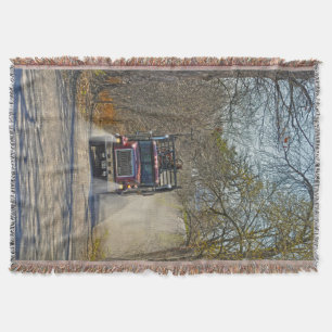 Lkw auf einer Landstraße Decke