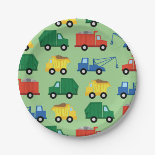 LKW-Auto-niedliches 1. Geburtstags-Party-Thema Pappteller