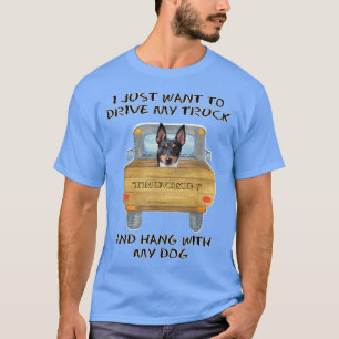 Lkw Autofahren Hunde Toy Fox Terrier T-Shirt