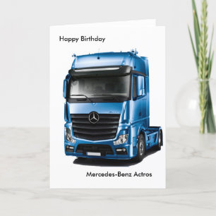 LKW-Bild für Geburtstag-Gruß-Karte Karte