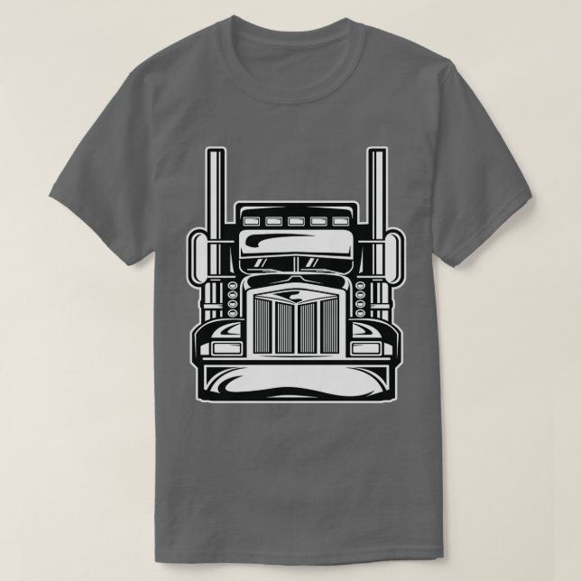 LKW Brummi Autobahn Transport Benzintransporter LK T-Shirt (Design vorne)