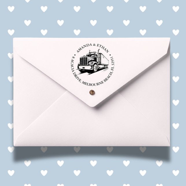 LKW-Business-Thema Permastempel (Bring a touch of trucking pride to every impression—order yours today!)