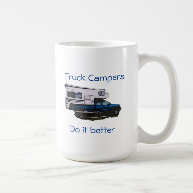 LKW-Camper-Kaffee-Tasse Kaffeetasse (Rechts)