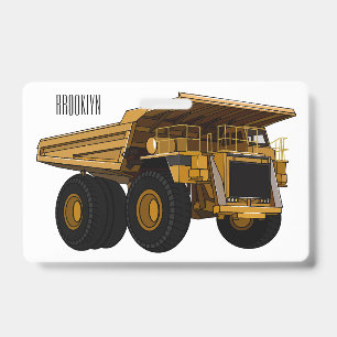 Lkw-Cartoon-Illustration Ausweis