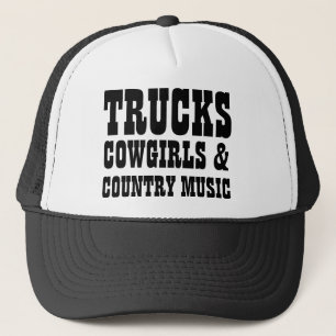 LKW-Cowgirls und Countrymusik Truckerkappe