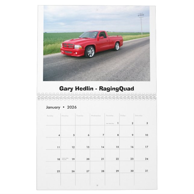 LKW Dakotas USA 2008 des Monats-Kalenders Kalender (Jan 2026)