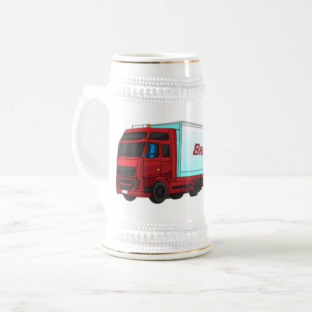 LKW-Darstellung Bierglas (Vorderseite Links)