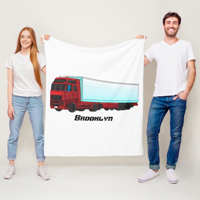 LKW-Darstellung Fleecedecke (Beispiel)