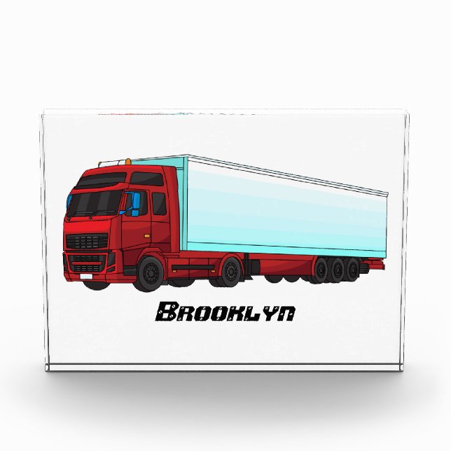 LKW-Darstellung Fotoblock (Vorderseite)