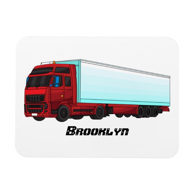 LKW-Darstellung Magnet (Horizontal)