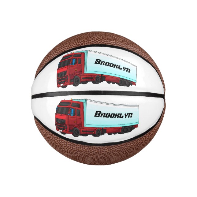 LKW-Darstellung Mini Basketball (Vorderseite)