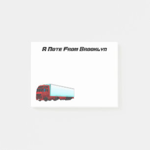 LKW-Darstellung Post-it Klebezettel