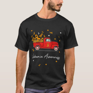 Lkw, der Orange Ribbon Leukämie Bewusstsein T-Shirt