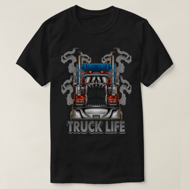 LKW-Design T-Shirt (Design vorne)