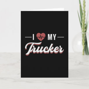 LKW Ehefrau I Liebe Meine LKW Ehefrau Liebe Funny Karte