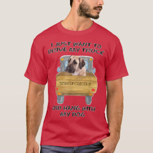 LKW fahrender Hund Anatolischer Schäferhund T-Shirt