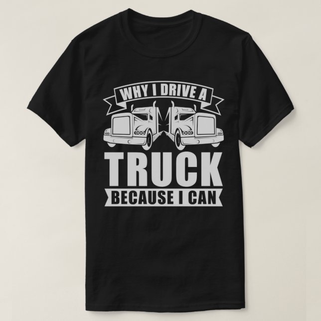 LKW-Fahrer 4 T-Shirt (Design vorne)