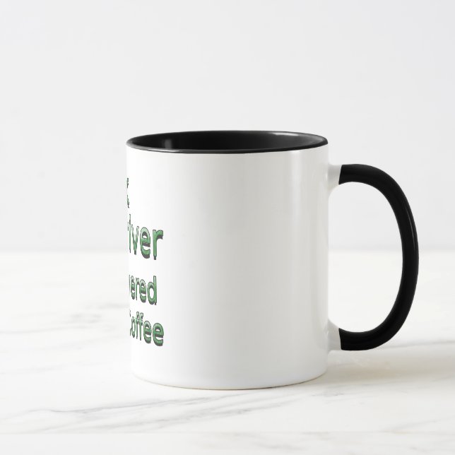LKW-Fahrer angetrieben durch Kaffee Tasse (Rechts)