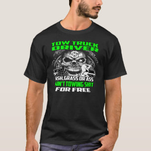 LKW-Fahrer-Bargeld Gras oder Premium T-Shi T-Shirt