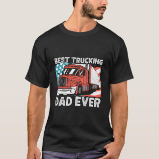 LKW-Fahrer Bester LKW-Fahrender Vater Aller Zeiten T-Shirt