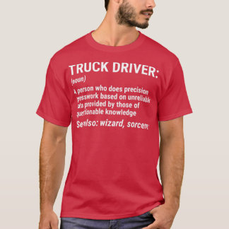 Lkw-Fahrer Definition Funny Trucker T-Shirt