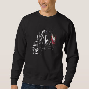 LKW-Fahrer der amerikanischen Big Rigs Diesel Truc Sweatshirt
