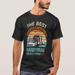 LKW-Fahrer Der beste Vater Handyman Superhe T-Shirt